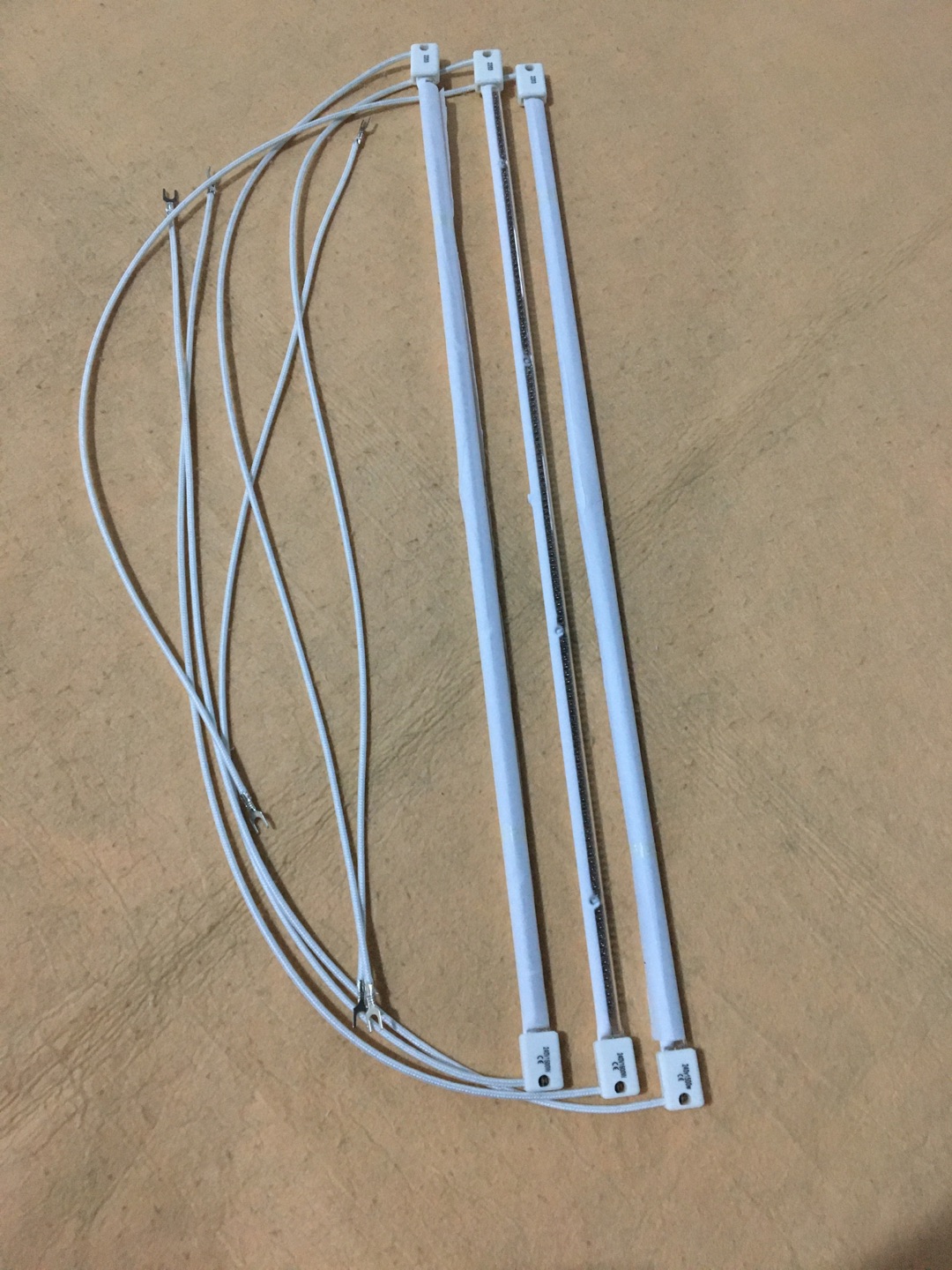 Lampada alogena a infrarossi di ricambio 700mm 415v 2500w