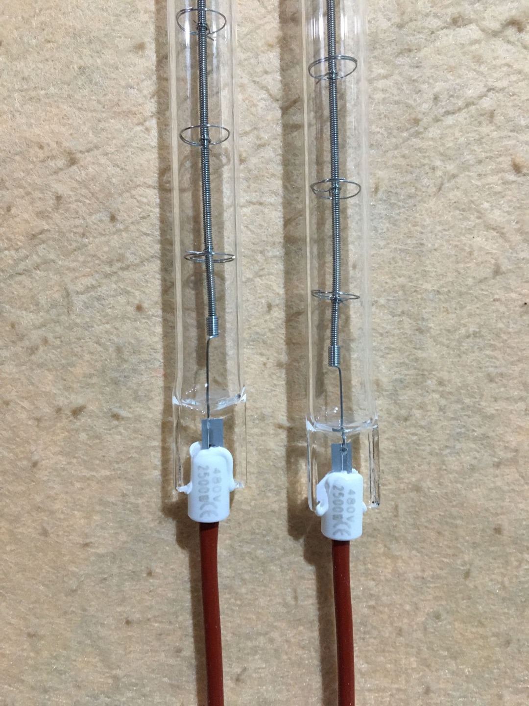 Quartz Infrared Halogen Lamp 850mm 415v 2000w