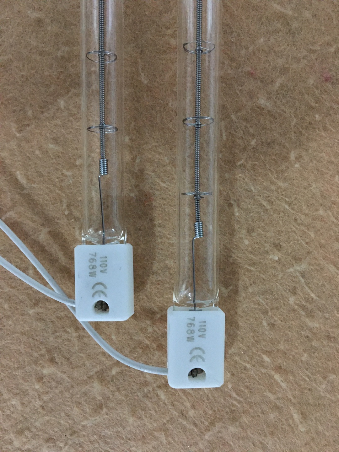 1000w infrared heating lamp 2000w 354mm SK15 halogen IR heating lamps