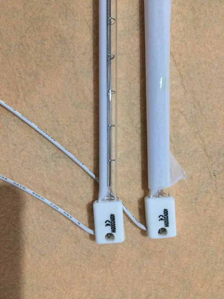 Lampada alogena riscaldante ad alta potenza 1200W