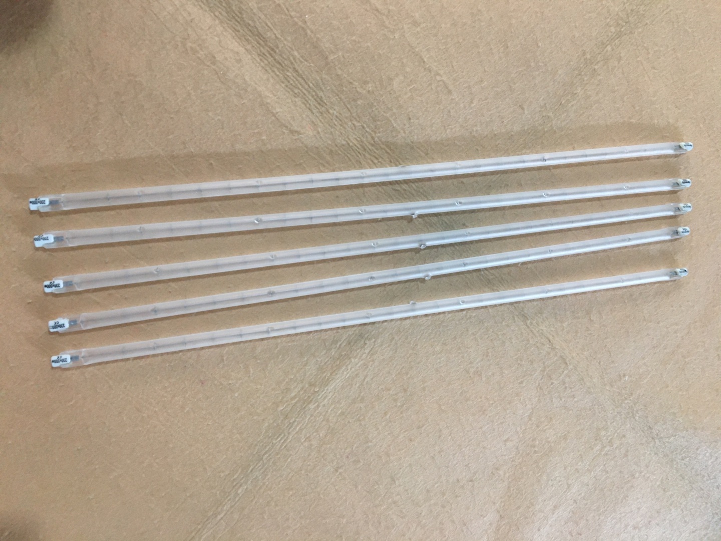tubo in quarzo per riscaldamento alogeno R7S