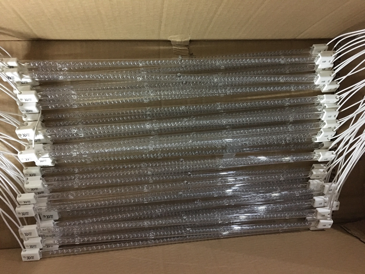 Lampada alogena a infrarossi da 230mm 500w