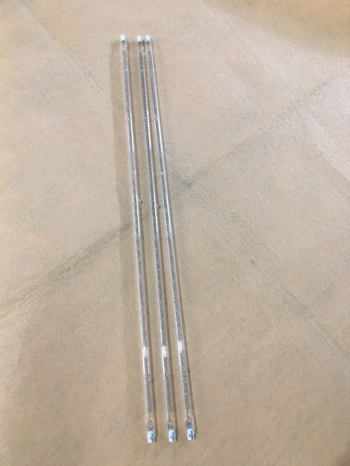 halogen IR 3kw heating quartz tube